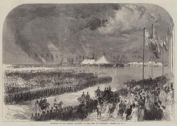 Reception of the Belgian Riflemen at the Camp on Wimbledon Common